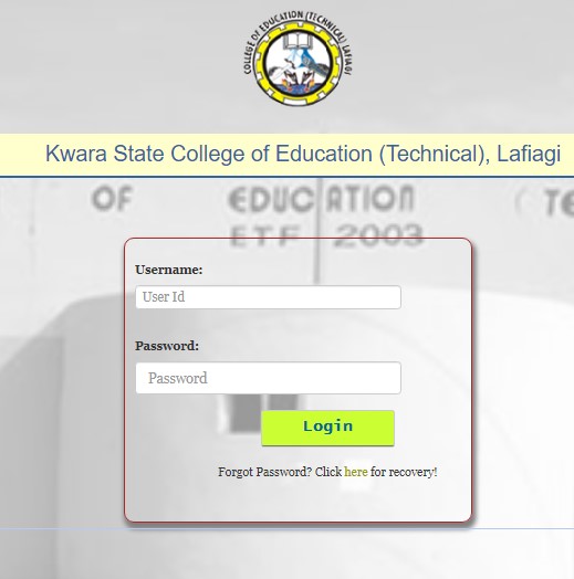 KWCOETL Login Portal