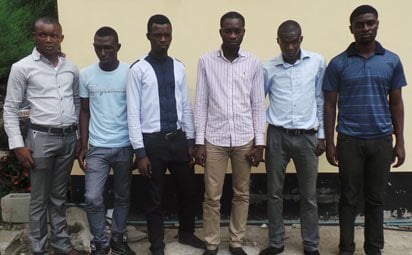 Police Arrest 1st Class Graduate, 5 Others Over Internet Scam