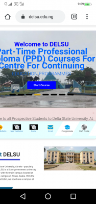 DELSU notice to 2020/2021 Post-UTME candidates