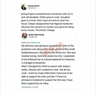 Man Frowns at Nigerian Text Books and Teachers That Impart Wrong Information on Pupil