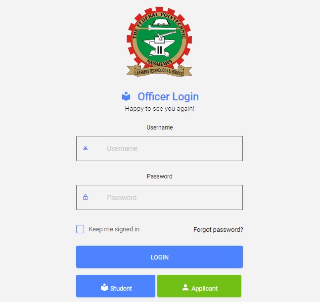 FEDPONAS Login Portal