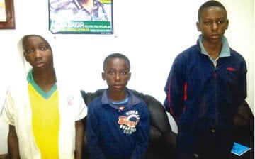 Three Stowaway Kids Caught by Police at Lagos airport