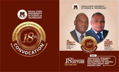 ESUT announces 18th Combine Convocation Ceremony