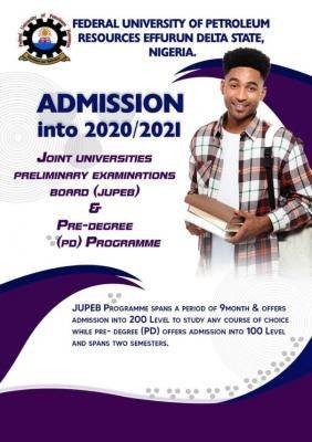 FUPRE JUPEB admission form for 2020/2021 session