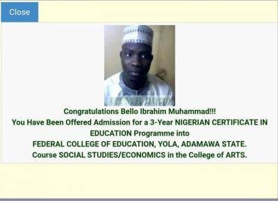 FCE Yola admission list, 2020/2021 out on JAMB CAPS