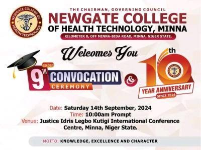 Newgate College of Health Tech 9th convocation ceremony