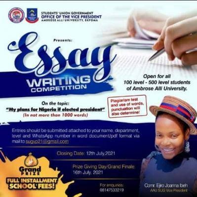 AAU, Ekpoma SUG essay competition