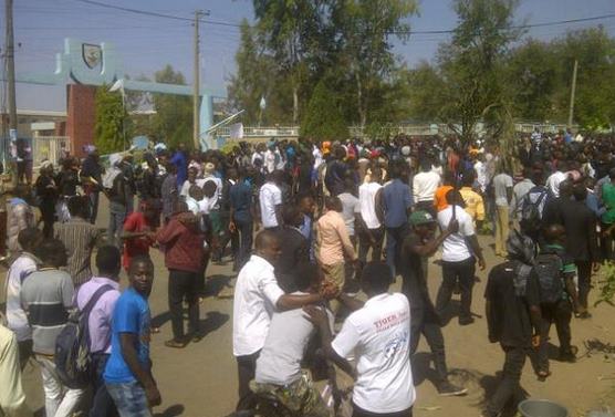 Akwa Ibom Poly Students Protest 100% Fee Hike