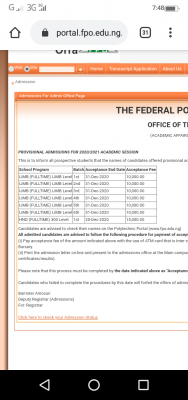 Federal poly, Offa extends HND acceptance fee Payment deadline for 2020/2021 session