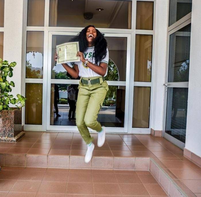 Beautiful Kiki Osinbajo in Jubilation as She Completes NYSC