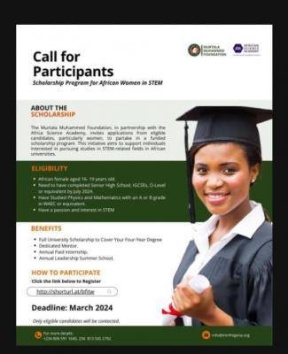 Murtala Muhammed Foundation Scholarship Program application