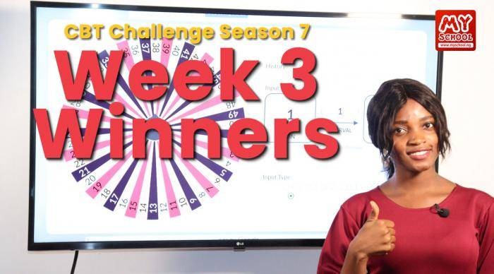 (UPDATED) Week 3 Winners for the Myschool CBT Challenge Season 7