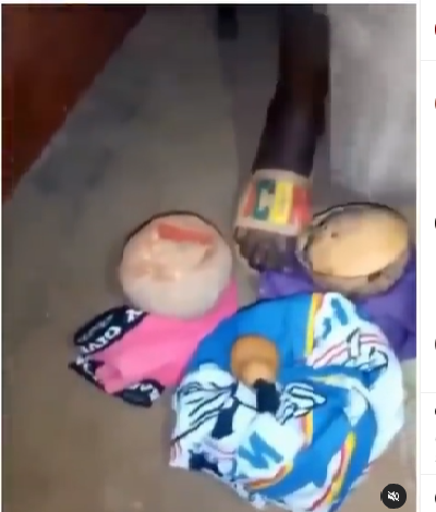 EKSU student caught while allegedly trying to use his roommate for money ritual (video)