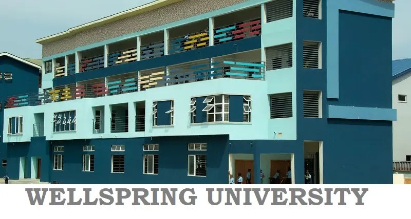 Wellspring University Pre Degree Admission Form 2024/2025 Academic Session