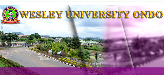 Wesley University Part Time Acceptance Fee For Fresh Students 2024/2025 Session