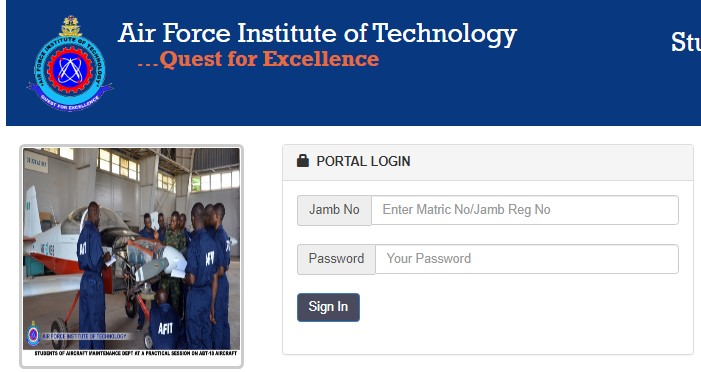 AFIT Login Portal