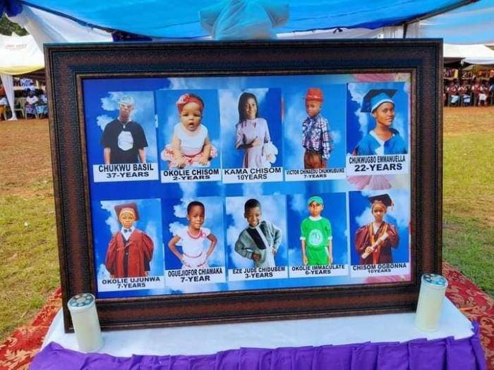 Photos from the threnody held in honor of eight pupils killed in a fatal accident in Enugu (photos)