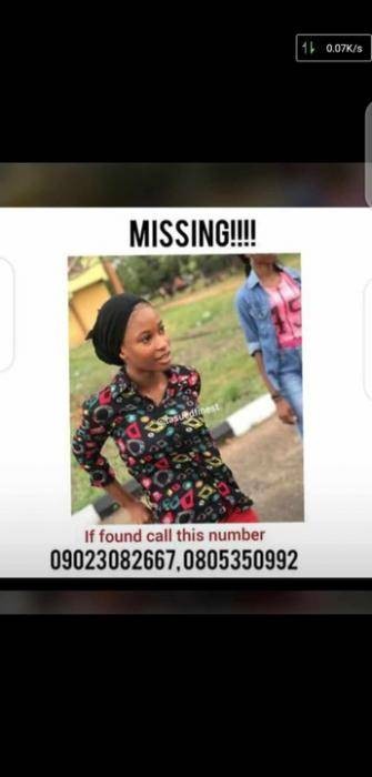 TASUED Undergraduate Reported Missing