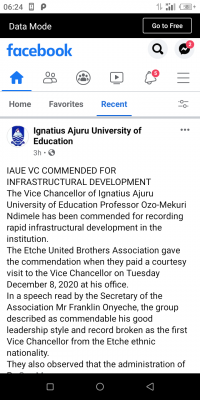 IAUE Vice Chancellor commended for infrastructural development