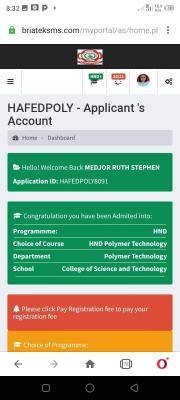 HAFEDPOLY HND Admission List, 2020/2021