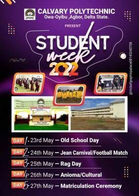 Calvary Polytechnic Students' Week, 2022