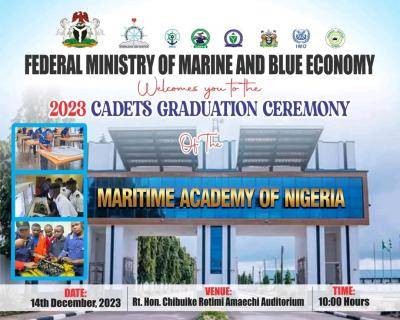 Maritime Academy of Nigeria Cadets graduation ceremony, 2023