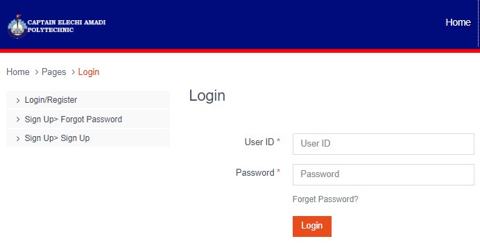 PortHarcourt Poly Login Portal